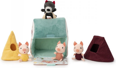 Lilliputiens - les maisons du loup et des 3 petits cochons