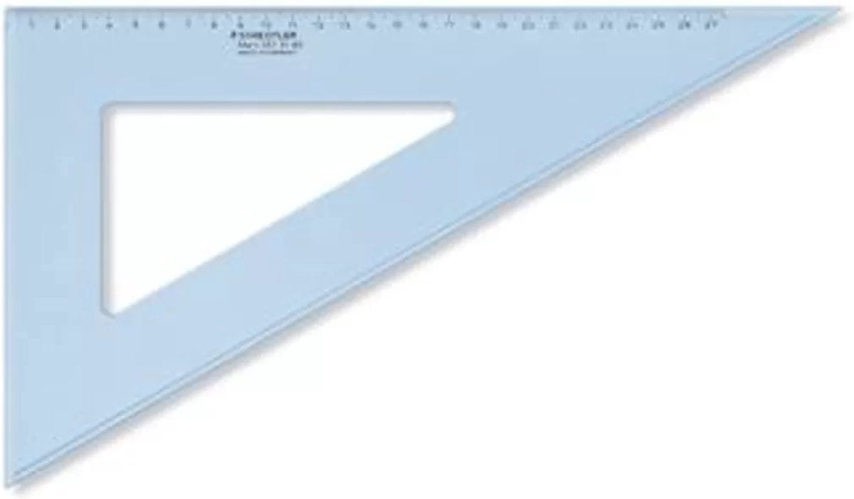 Triangle de Staedtler. point zéro sur le coin - 31 cm 60°