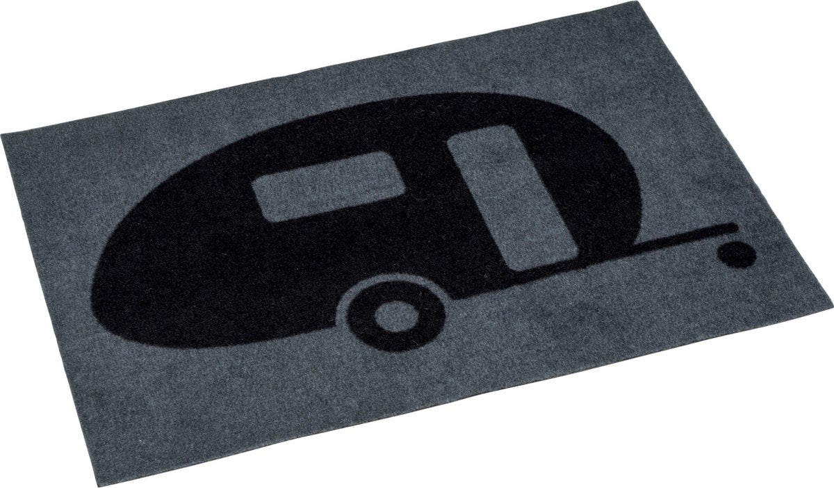 Bo-camp - paillasson - polyamide - imprimé - caravane - 40x60 cm
