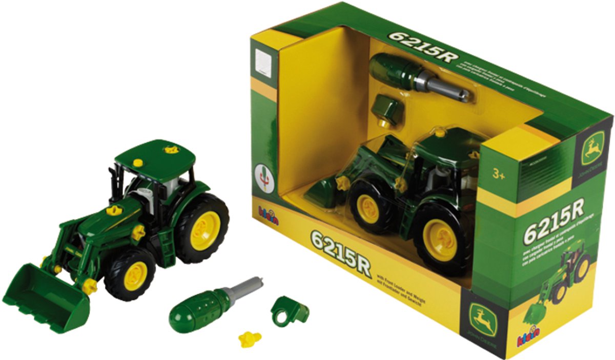 Tracteur Theo Klein John Deere avec chargeur frontal