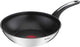 Poêle wok Tefal emotion - induction - inox - 28cm - revêtement antiadhésif