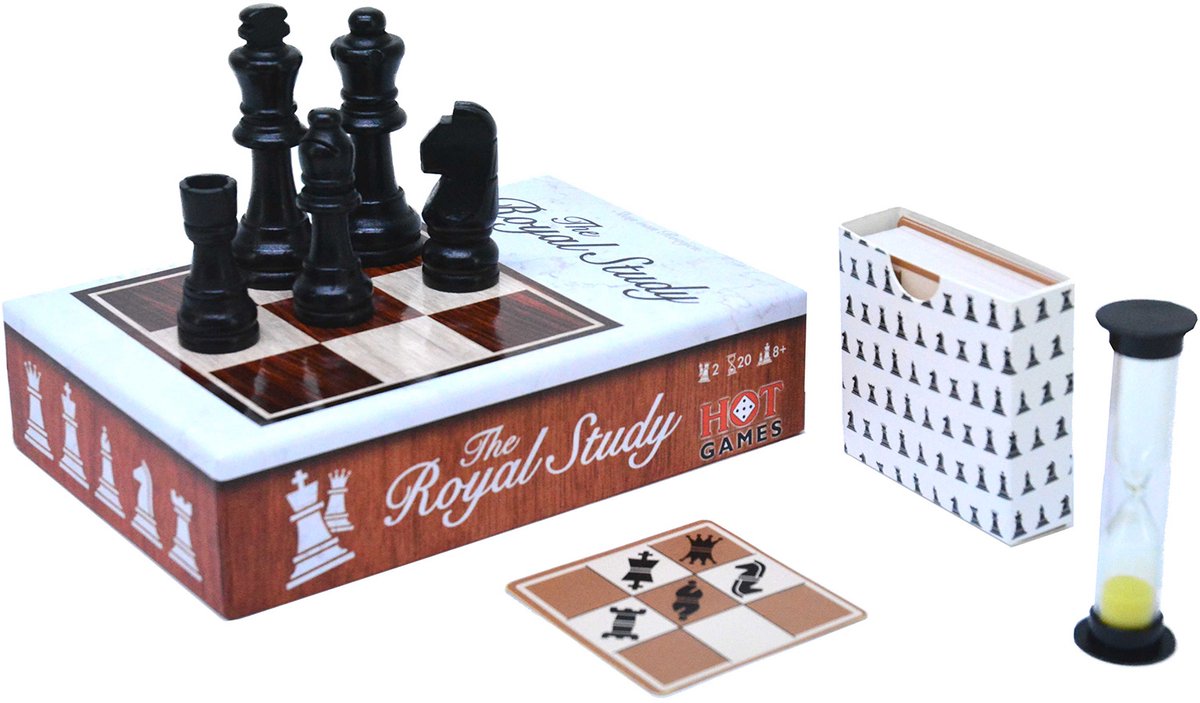 Jeu d'échecs Hot Games The Royal Study - jeu de société stratégique avec une touche d'originalité.