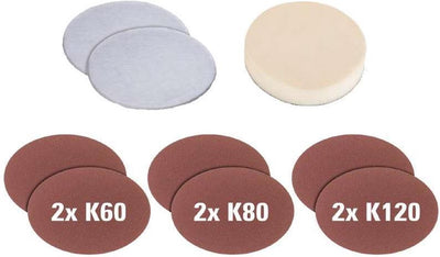 Einhell Set Polishing Covers Panding Discs