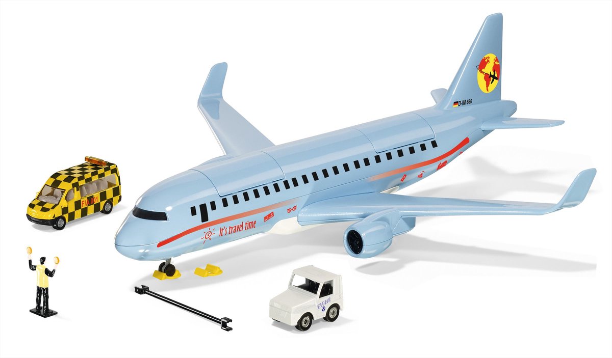 SIKU World Sales Avion avec accessoires
