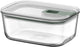 Récipient alimentaire en verre Mepal easyclip - 700 ml - Récipient alimentaire en verre à fermeture coulissante - Convient au micro-ondes. four (à vapeur). réfrigérateur et congélateur - sauge nordique