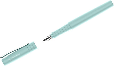 Stylo plume Faber-castell - stylo poly - plume b - bleu caribique - fc-241010