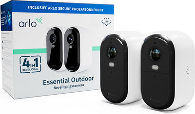 Caméra de sécurité extérieure sans fil Arlo Essential HD - 2 caméras IP