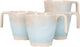Mug Gimex Stone Line - beige - 300 ml - 4 pièces