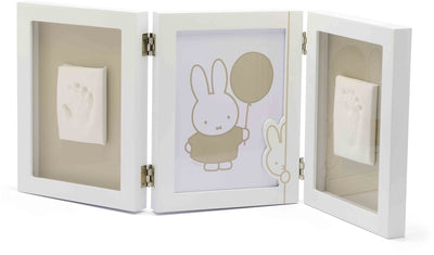 Dooky® dooky x miffy triple frame large - Cadre empreinte de main de bébé 2d - cadeau de maternité personnel