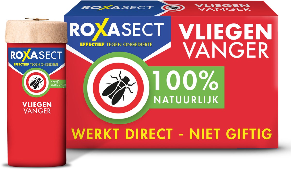 Bande adhésive pour piège à mouches Roxasect - piège antiparasitaire - piège à mouches - 4 pièces