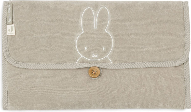 Jollein x Miffy matelas à langer en éponge miffy - vert olive