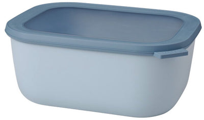 Mepal - boîte de conservation alimentaire multi bols cirqula - 3000 ml - rectangulaire - bleu nordique