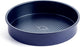 Moule à gâteau diamant bleu 22 cm - revêtement antiadhésif sans PFA - couche de cuisson en céramique - passe au four jusqu'à 230°c - rond - bleu