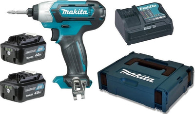 Makita - td110dsmj - 12v - batterie - visseuse à percussion - 2x 4,0ah - en mbox