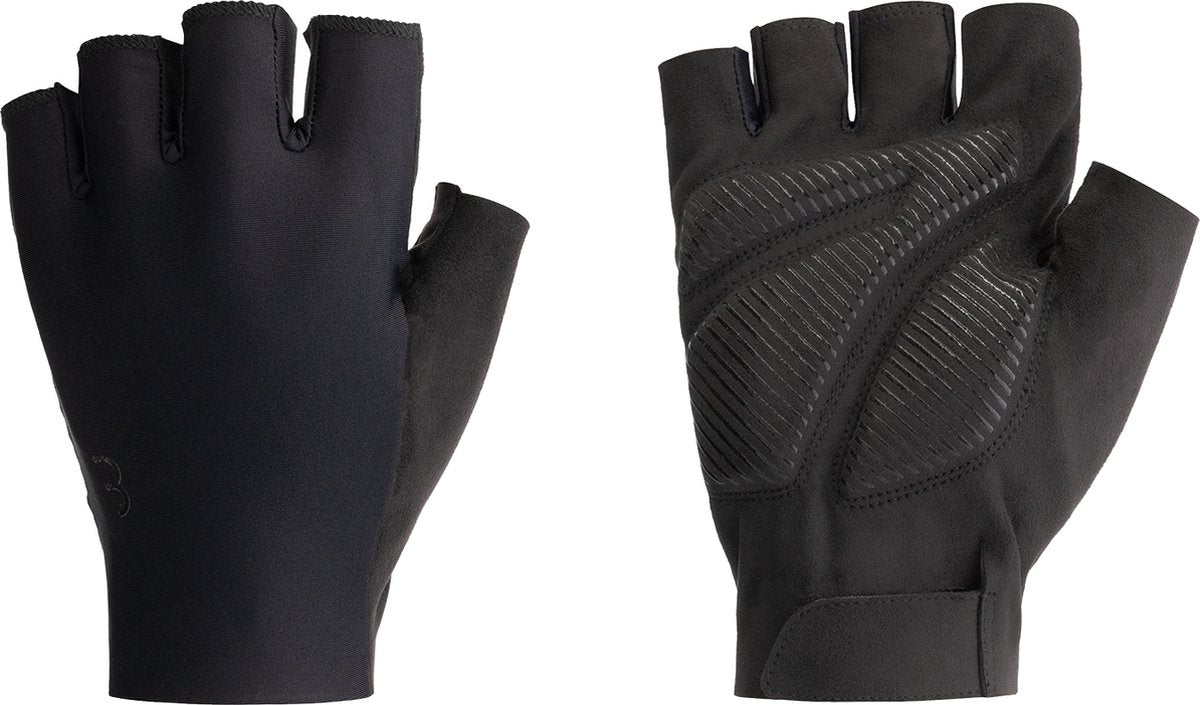 Bbb cycling high support - gants de cyclisme été - 10 - 25 °c - rembourrage complet - paume antidérapante - gants de cyclisme unisexes - noir