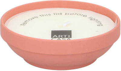 Bougie à la citronnelle Arti Casa - Bougie de jardin contre les moustiques avec 38 heures de combustion - Décoration de jardin en pot en terre cuite - Grande bougie d'extérieur 23 cm pour jardin et balcon