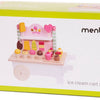 Chariot de crème glacée en bois mentari, 18dlg.