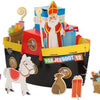 Ensemble d'artisanat de Sinterklaas - Faites votre propre bateau à vapeur