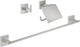 Ensemble d'accessoires Grohe start cube - 3-en-1 - super acier (aspect acier inoxydable)