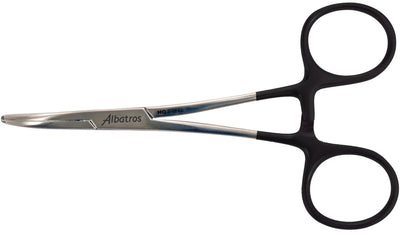 Pince à veines Albatros courbée - pince professionnelle en inox pour travail de précision sur poissons 20cm