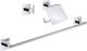 Grohe start cube ensemble d'accessoires 3-en-1 - chromé 41124000