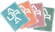 Bloc de cours Aurora, ft 16,5 x 21 cm, 75 feuilles, perforation 2 trous, à carreaux commerciaux 10 pièces