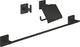 Grohe quickfix start cube ensemble d'accessoires de salle de bain 3-en-1 - noir mat