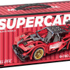 Jeu de blocs de construction voiture de sport à tirer - 488 pcs.