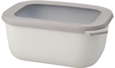 Mepal - boîte de conservation alimentaire multi bols cirqula - 1500 ml - rectangulaire - blanc nordique