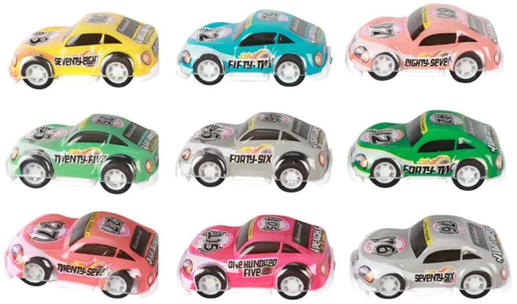 Turbo Racers Mini Rally Rally Fat Back Cars, 9e.