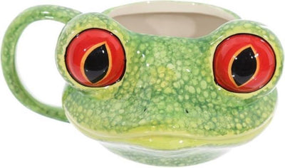 Tasse en céramique en forme de grenouille d'arbre