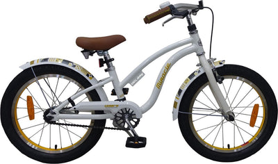 Volare Miracle Cruiser Children's Bicycle - Girls - 18 pouces - White - Collection Prime