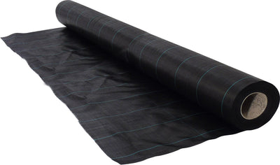 Nature - toile de sol - 2,1 x 50m - 100 g m² - noir - toile anti-racines