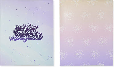 Carnets Kangaro - galaxy girl - a5 - line - 4 pièces - k-pm410001