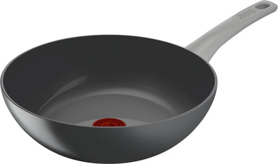 Tefal renouveler on - poêle wok - ø28 cm - céramique - sans pfas - convient à l'induction