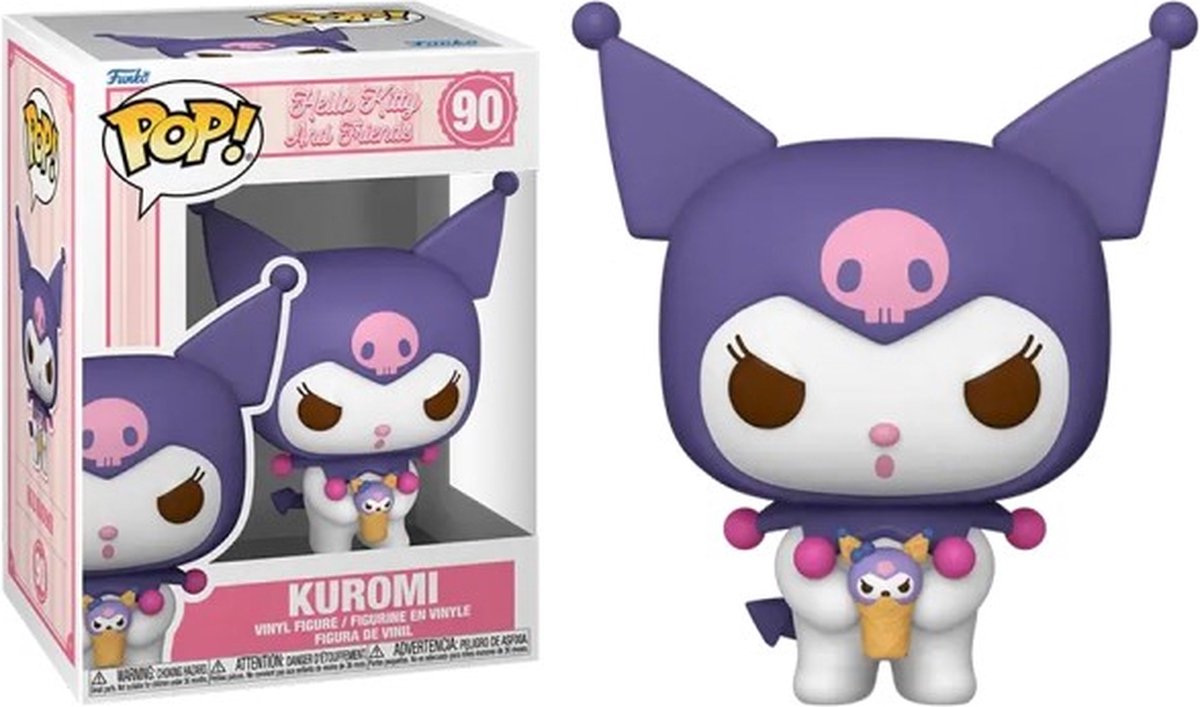 Funko pop sanrio : bonjour kitty - kuromi pop #90