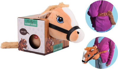Tête de cheval de cheval houx marron clair avec élastique