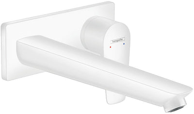 Hansgrohe talis e - mitigeur de lavabo - commande monocommande - avec bouchon de vidange - taille 225 mm - blanc mat