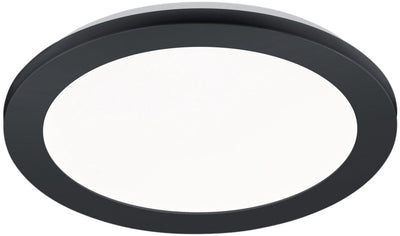 Rl live your light reality camillus - plafonnier - salle de bain - noir - step dim - 26cm