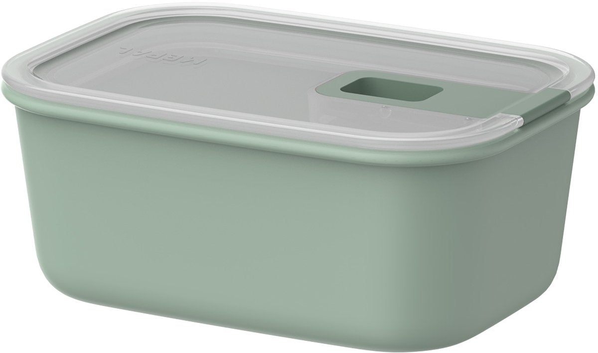Récipient alimentaire Mepal easyclip - 700 ml - récipient alimentaire avec fermeture coulissante - convient au micro-ondes. four à vapeur. réfrigérateur et congélateur - sauge nordique