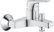 Mitigeur de bain Grohe bauflow - entraxe 15 cm - chrome