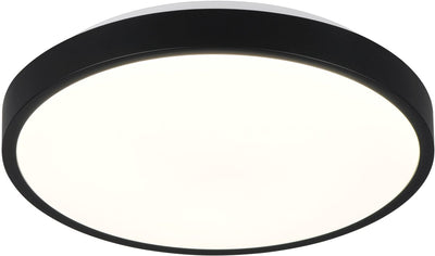 Rl live your light Reality Slope - plafonnier - noir mat - incl. 1x SMD 10,5 W - montage mural et plafond
