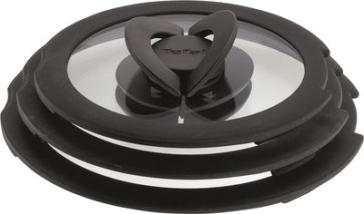 Couvercle en verre Tefal ingenio - set de 3 pièces - ø 16 18 20 cm - empilable - adapté aux casseroles ingenio