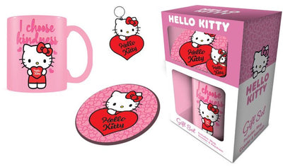 Hello Kitty (mon cœur) coffret cadeau paquet de fans unisexe - multicolore - standard