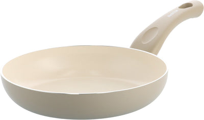 Poêle à frire en céramique Kochstar Essenz taupe - 20 cm - sans PFAS - poêle à induction - poêle à induction - revêtement antiadhésif en céramique - poignée de refroidissement - passe au four jusqu'à 130° C - taupe
