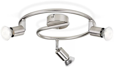 Philips LED Philips Limali spot en saillie - 3 lumières - nickel