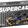 Jeu de blocs de construction voiture de sport rétractable - 589 pièces.