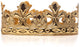 Petites aventures - couronne princière or - couronne enfant douce