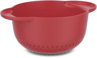 Passoire Mepal chef it - 1500 ml - fond antidérapant pour une meilleure adhérence - convient au bol mélangeur 1500 ml - passe au lave-vaisselle - ustensiles de cuisson - corail