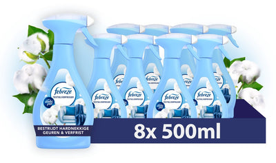Spray désodorisant textile Febreze ambi pur - fleur de coton - 8 x 500ml